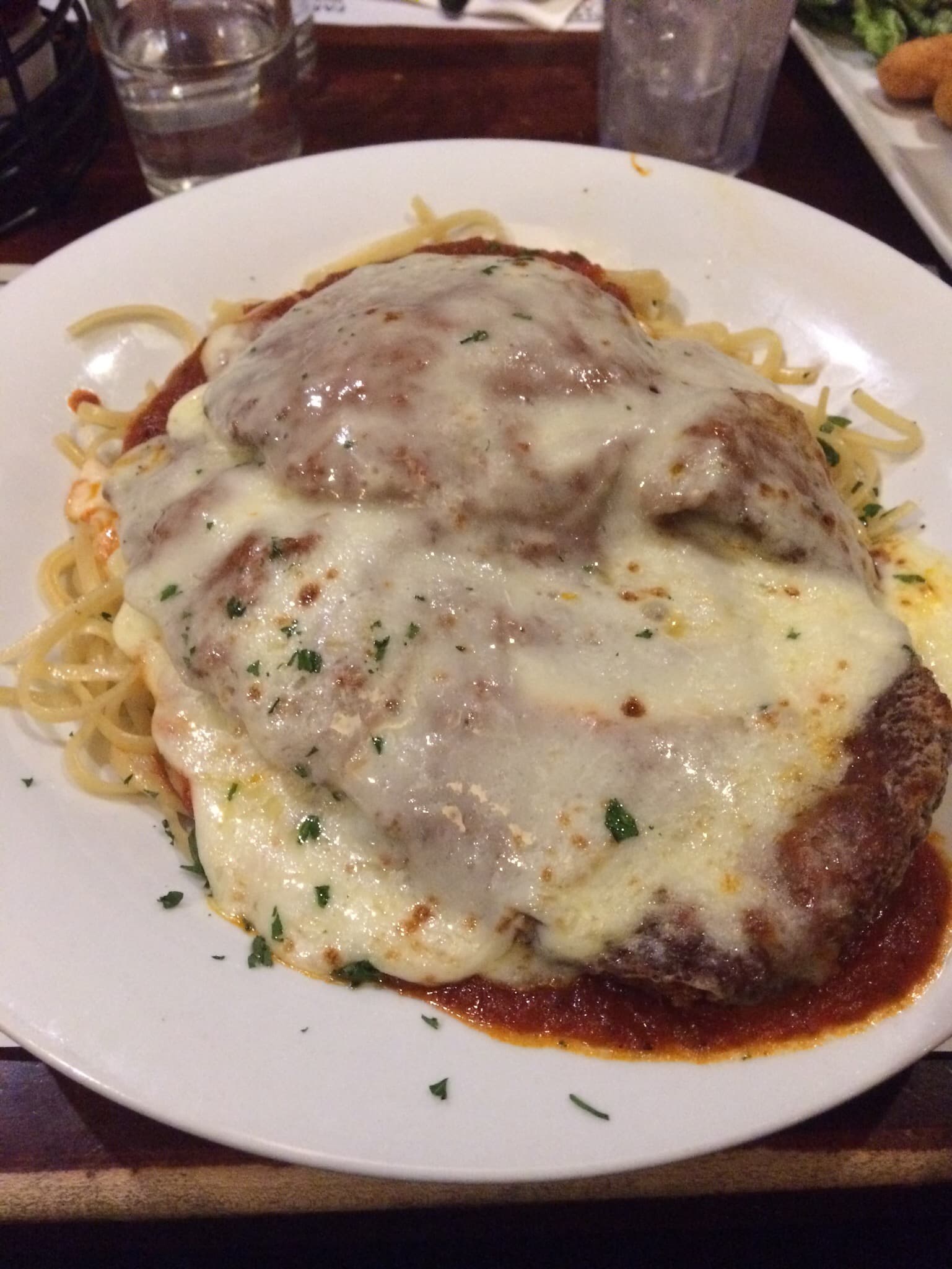 Wikimedia photo of Chicken parmesan