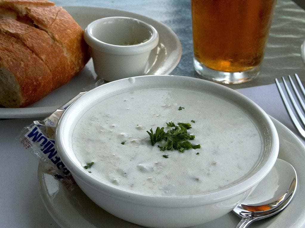 Wikimedia photo of Clam chowder