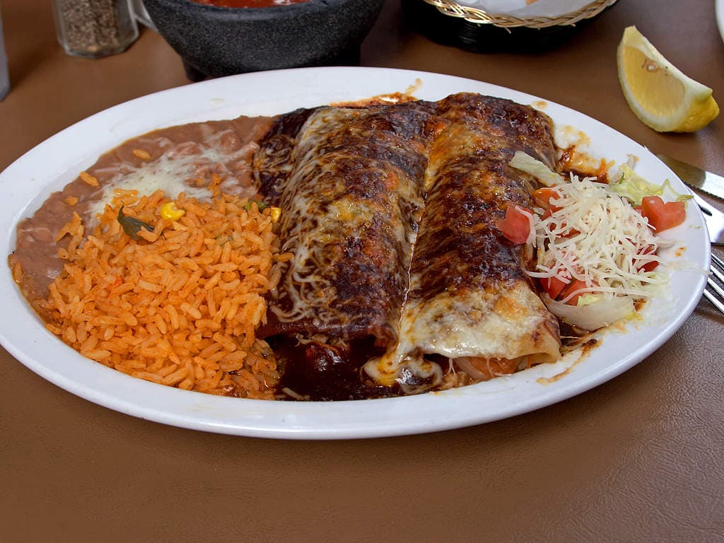 Wikimedia photo of Enchilada